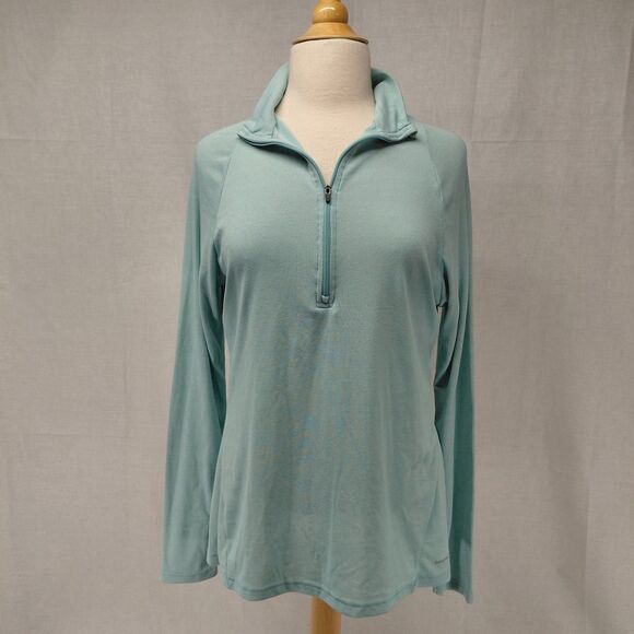 Patagonia Tops - Patagonia Capilene 2 Lightweight LS half zip pullover blue/ green SZ XL